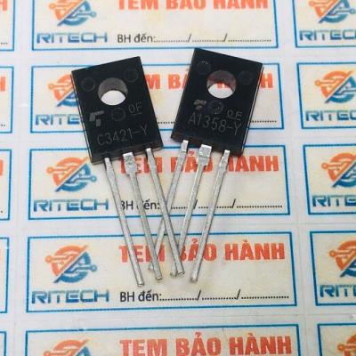 Cặp sò Transistor 2SA1358(A1358-Y)-2SC3421(C3421-Y) TO-126 hàng chính hãng